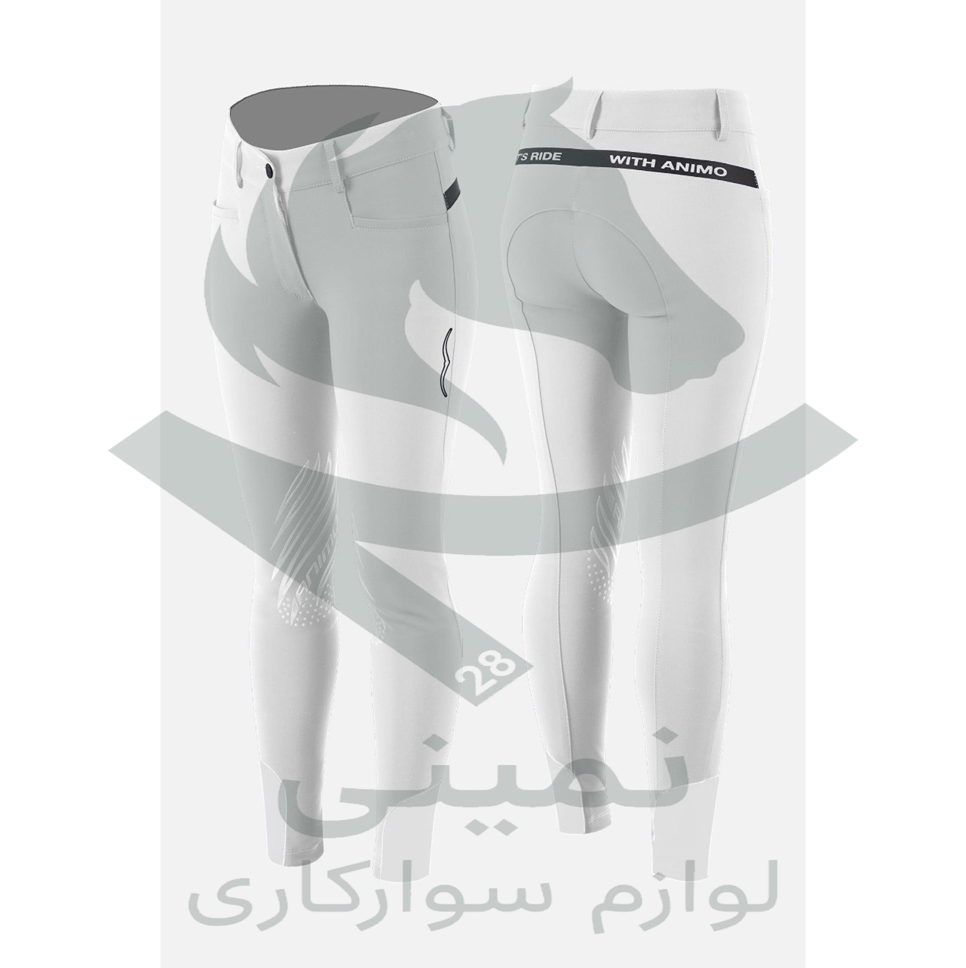 شلوار سوارکاری زنانه زانو گریپ انیمو Nifosa شلوار سوارکاری زنانه زانو گریپ انیمو Nifosa