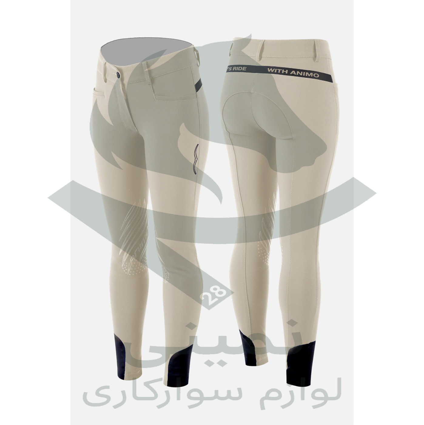 شلوار سوارکاری زنانه زانو گریپ انیمو Nifosa شلوار سوارکاری زنانه زانو گریپ انیمو Nifosa